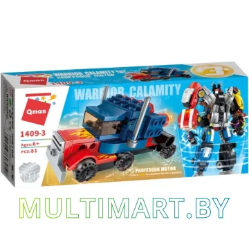 Конструктор Qman 1409-3 Creative Master (81 деталь)